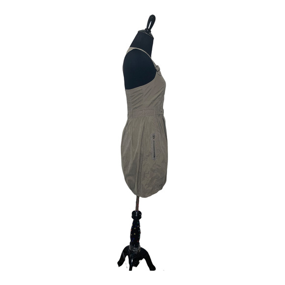 Metropark tan racerback buttoned belted sleeveless dress size small - Picture 7 of 9